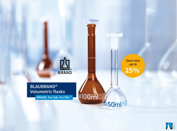 Brand Blaubrand volumetric flasks MLS 2022-04